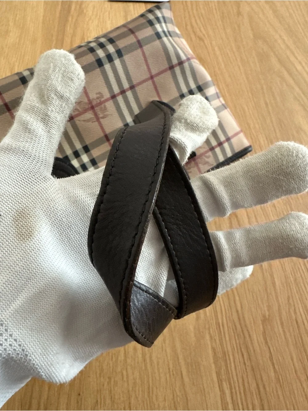 Burberry Zipper Tote Bag